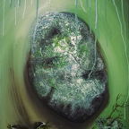 La Verde Mina - Das Gesetz der Resonanz, Öl auf Leinwand, 70 x 50cm