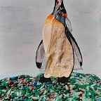 Zechmeister Waltraud - Can you get rid of all this plastic, Mischtechnik auf Malbrett, 24 x 30 cm