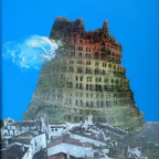 Zdrahal Babel Stadt 51x35 cm
