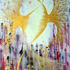Kohlhofer Goldener Phoenix 120x100 cm