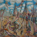 Potapow Zaren und Dämonen 74x80 cm