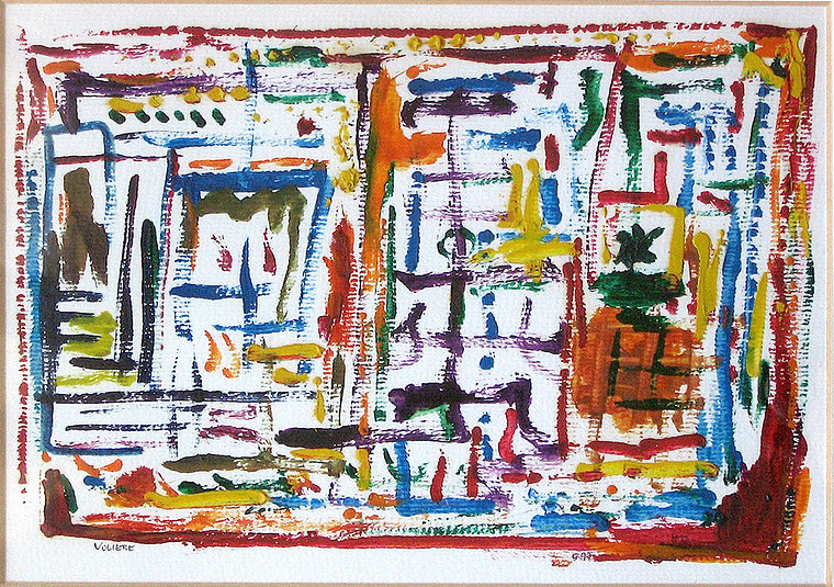 Voliere, Öl a.P, 18x26 cm.jpg