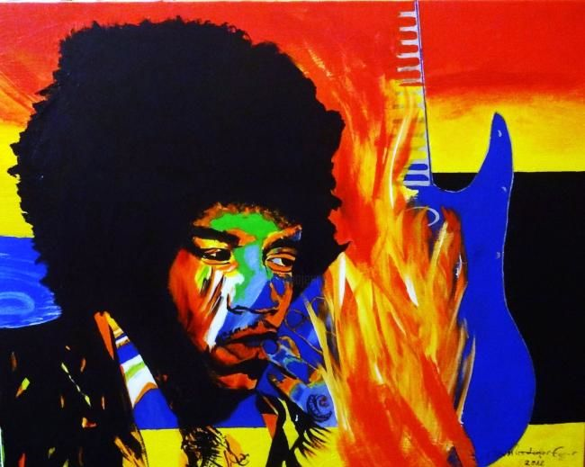 Jimmy Hendrix,  Acryl auf Leinen, 80x100 cm.png